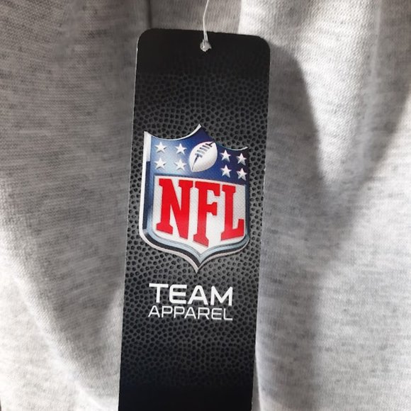 NFL Team Apparel, Medium grey hooded sweatshirt - Picture 12 of 16
